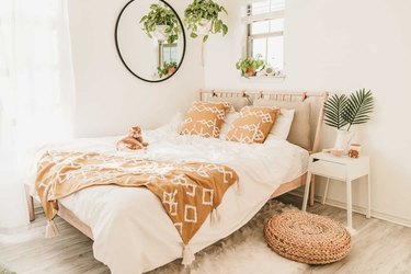 beachy bohemian IKEA bedroom idea