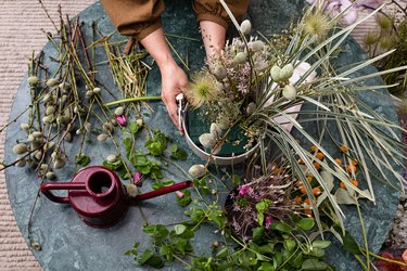 Floral Arrangement with Felisa Funes from of the flowers