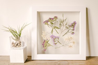 Framed Pressed Flowers DIY