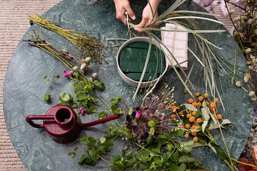 Floral Arrangement with Felisa Funes from of the flowers