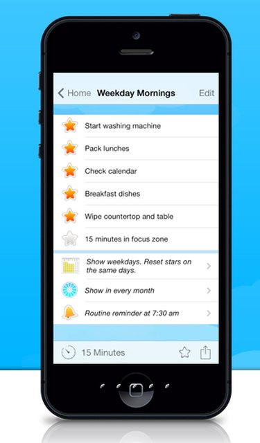Home Routines app