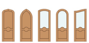 Door arches.