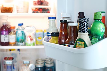 Door inside refrigerator