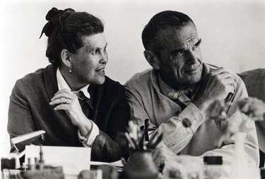 two figures, ray and and charles eames