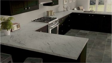 Laminate countertop.
