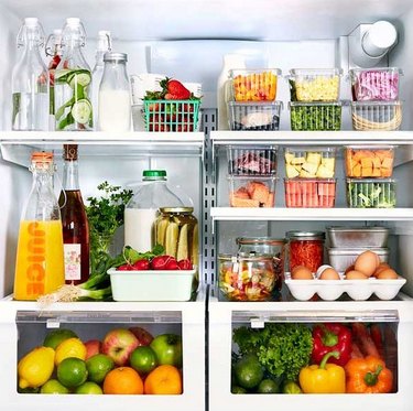 Inside refrigerator