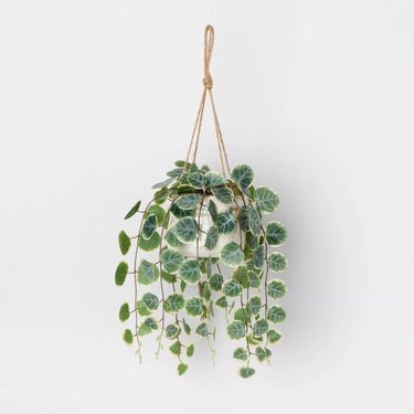 faux hanging plant