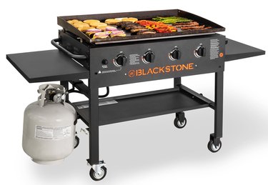 Blackstone 4-Burner 36" Griddle Cooking Station with Side Shelves