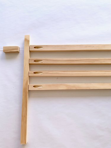 Wood dowels for towel rack DIY)