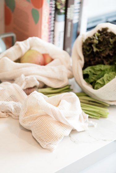 Cut down on plastic at home: mesh produce bags