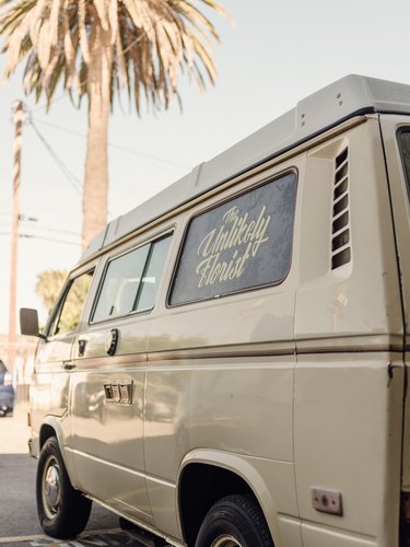 The Unlikely Florist VW van