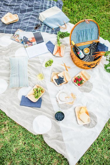 DIY picnic blanket