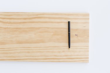 Measure and mark your wood pieces.