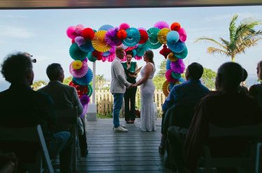 sculptural chuppah