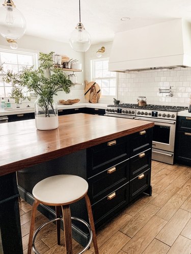 kitchen trend in 2019 black kitchen cabinets from chris loves julia