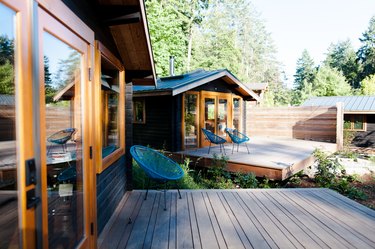 Updated cabins at Bodega Cove.