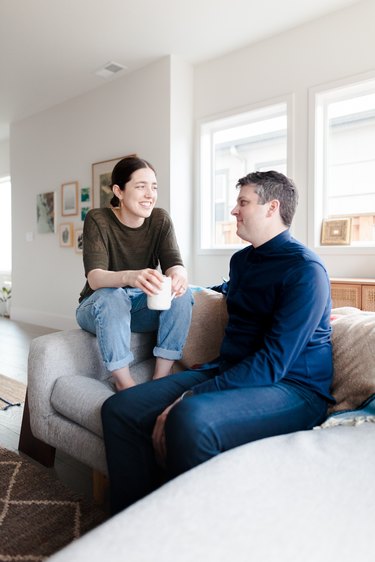 Leah Lavelle and Keith Mokris in their Portland home