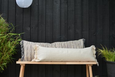 Ikea hack bench pillows