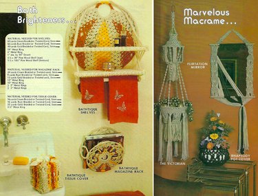 Vintage "Macramé for Everyday Living" pattern book.