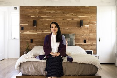 Creative director Lihui Ke in her bedroom