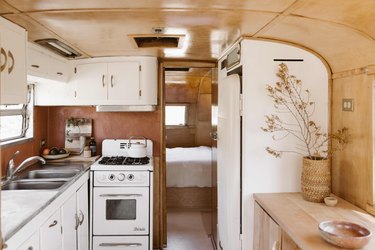 Interior of modern airstream