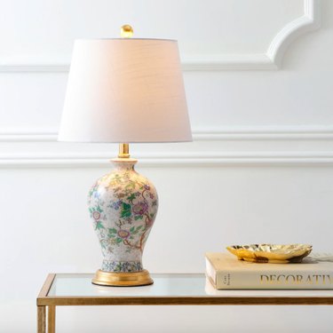 Jonathan Y Grace Floral LED Table Lamp