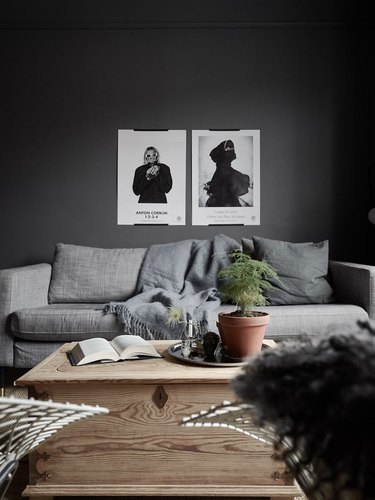 25 Black Living Room Ideas That Are Nothing Short Of Striking | Hunker