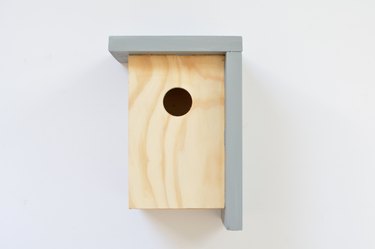 Bird house made of wood