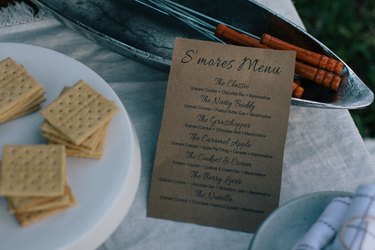 Outdoor S'mores Station