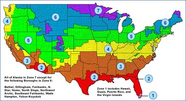 Insulation zone map.