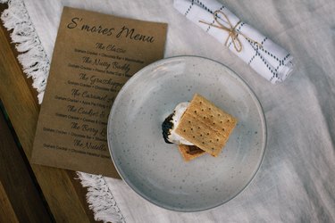 Outdoor S'mores Station