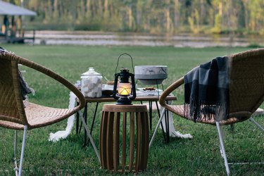 Outdoor S'mores Station