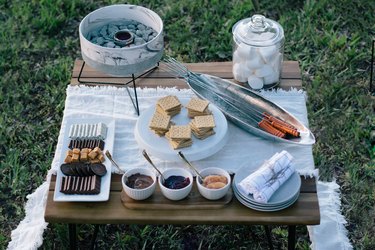 Outdoor S'mores Station