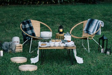 Outdoor S'mores Station