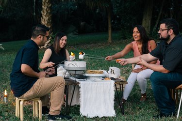 Outdoor S'mores Station