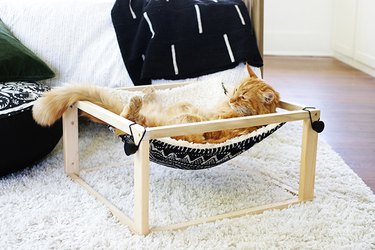 DIY Modern Hammock Bed for Cats