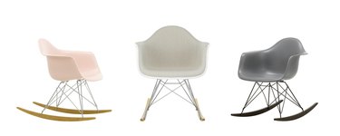 three Eames chairs