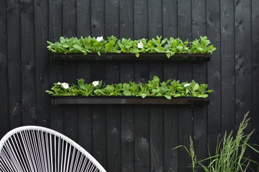 DIY Gutter Pipe Planters