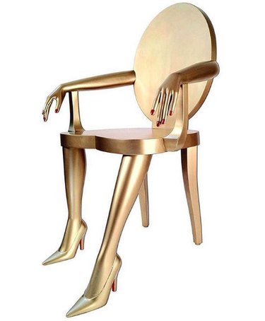 gold chair