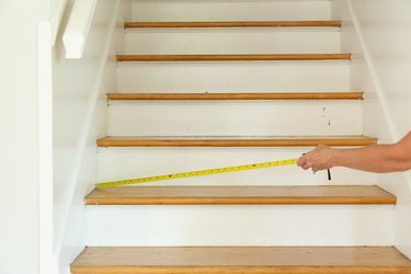 step 1 diy stair risers