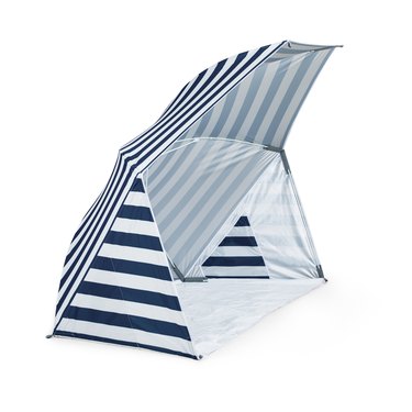 portable beach tent with umbrella shade