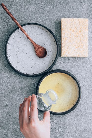 Sal Suds and Vinegar for DIY Dish Soap