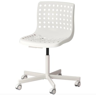 ikea desk chair with holes