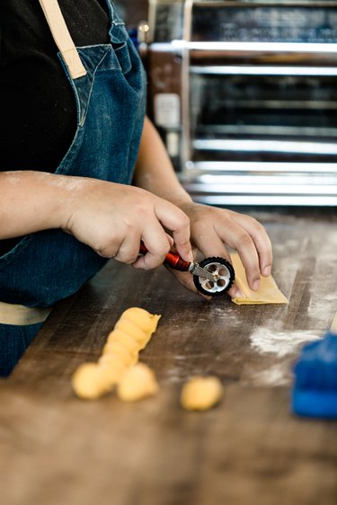 making pasta