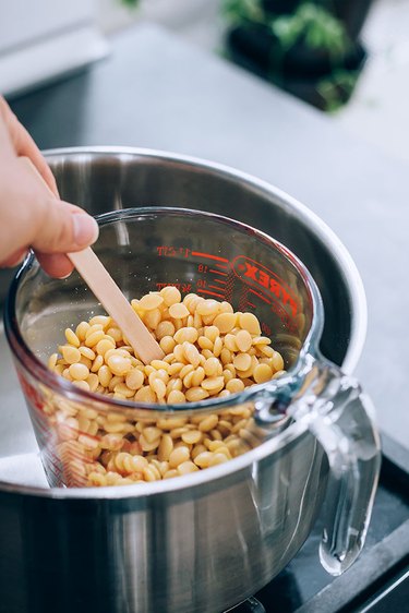 Melting Beeswax for Candles