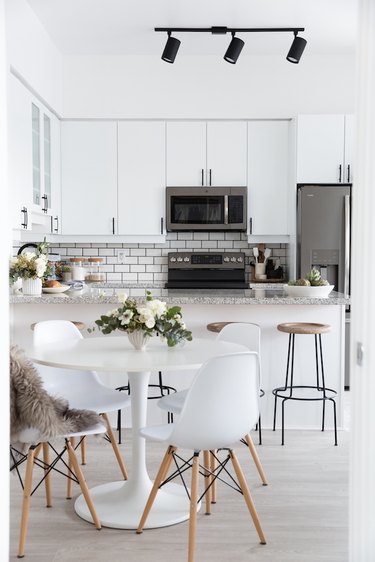 Small dining area store in kitchen