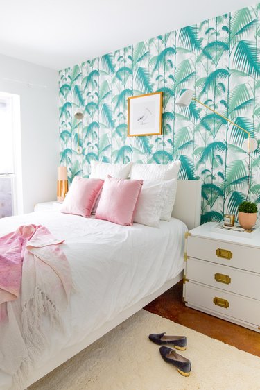 sugar and cloth tropical bedroom