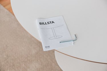 Assemble your IKEA BILLSTA Table.