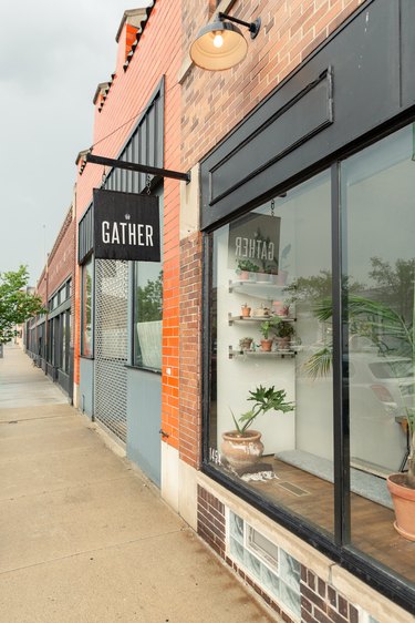 The restaurant Gather on Gratiot Avenue