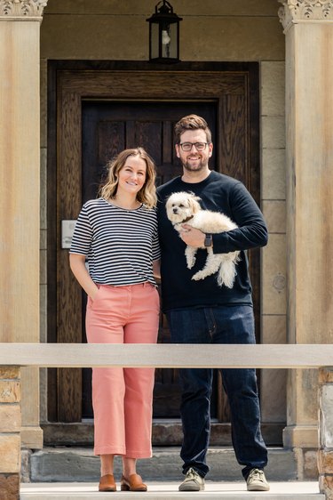 Airbnb hosts Christa and David